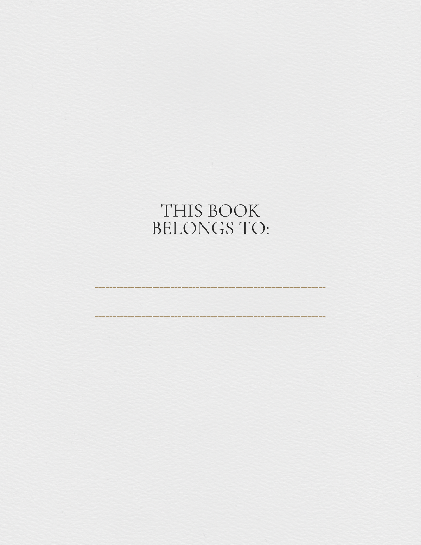 Self discovery journal