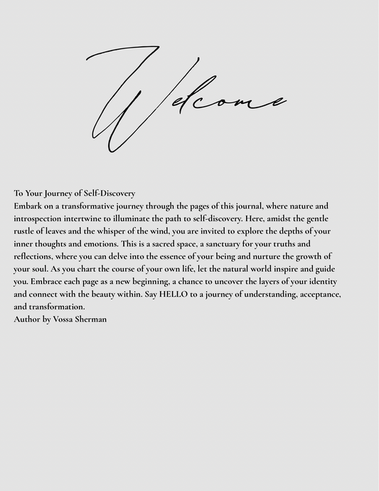 Self discovery journal