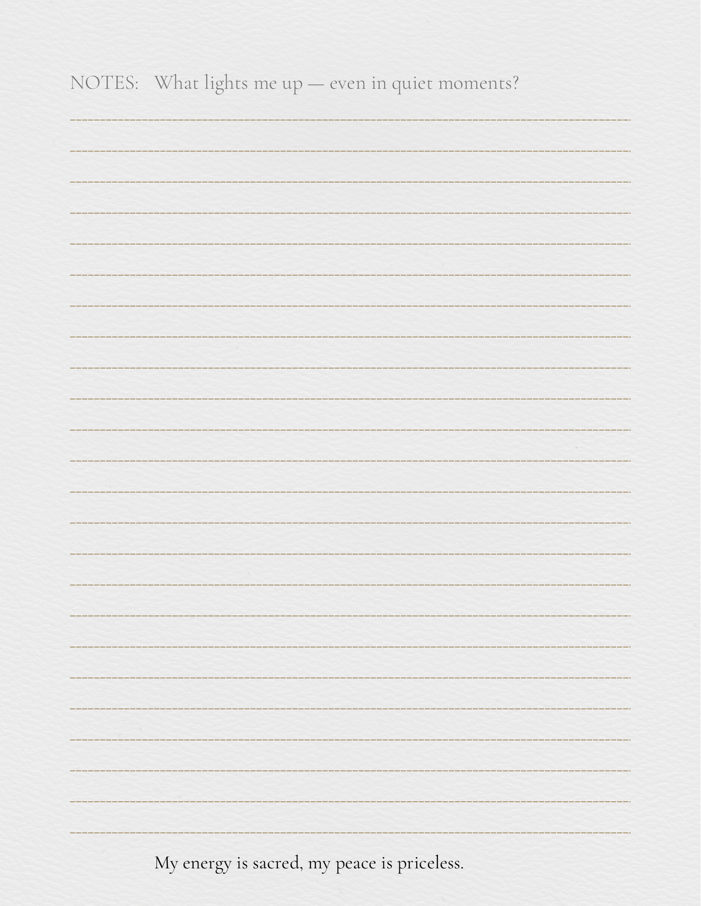 Self discovery journal