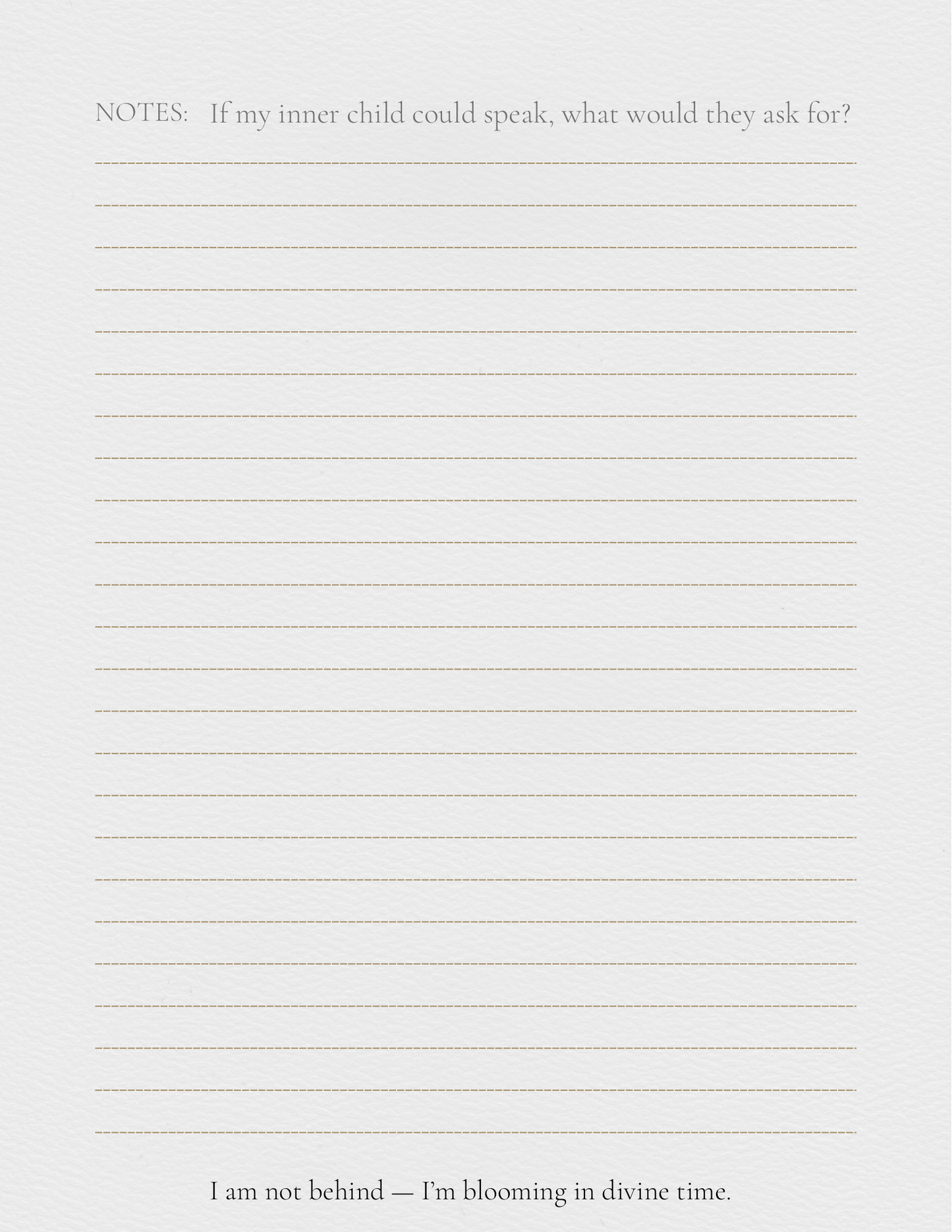 Self discovery journal