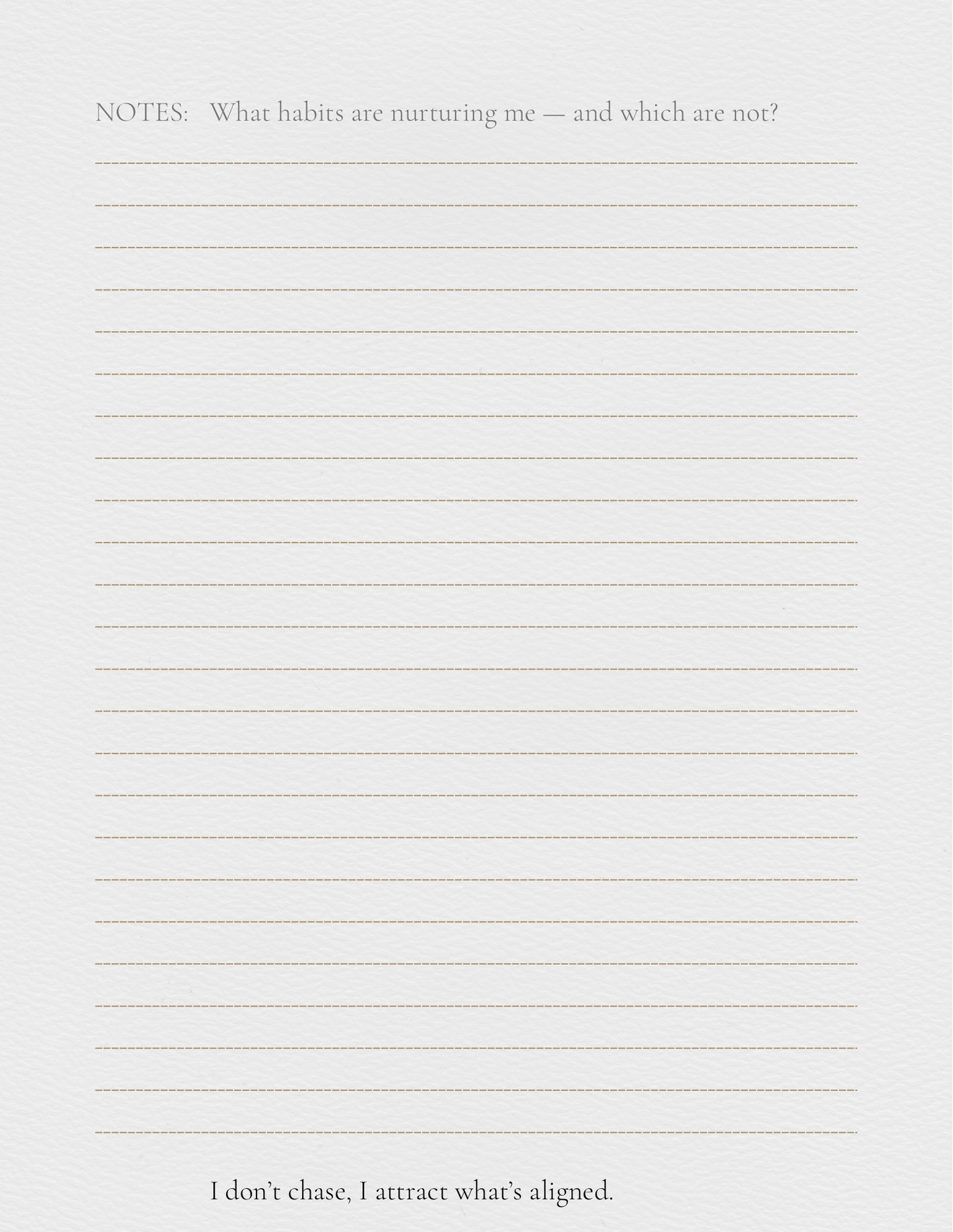 Self discovery journal