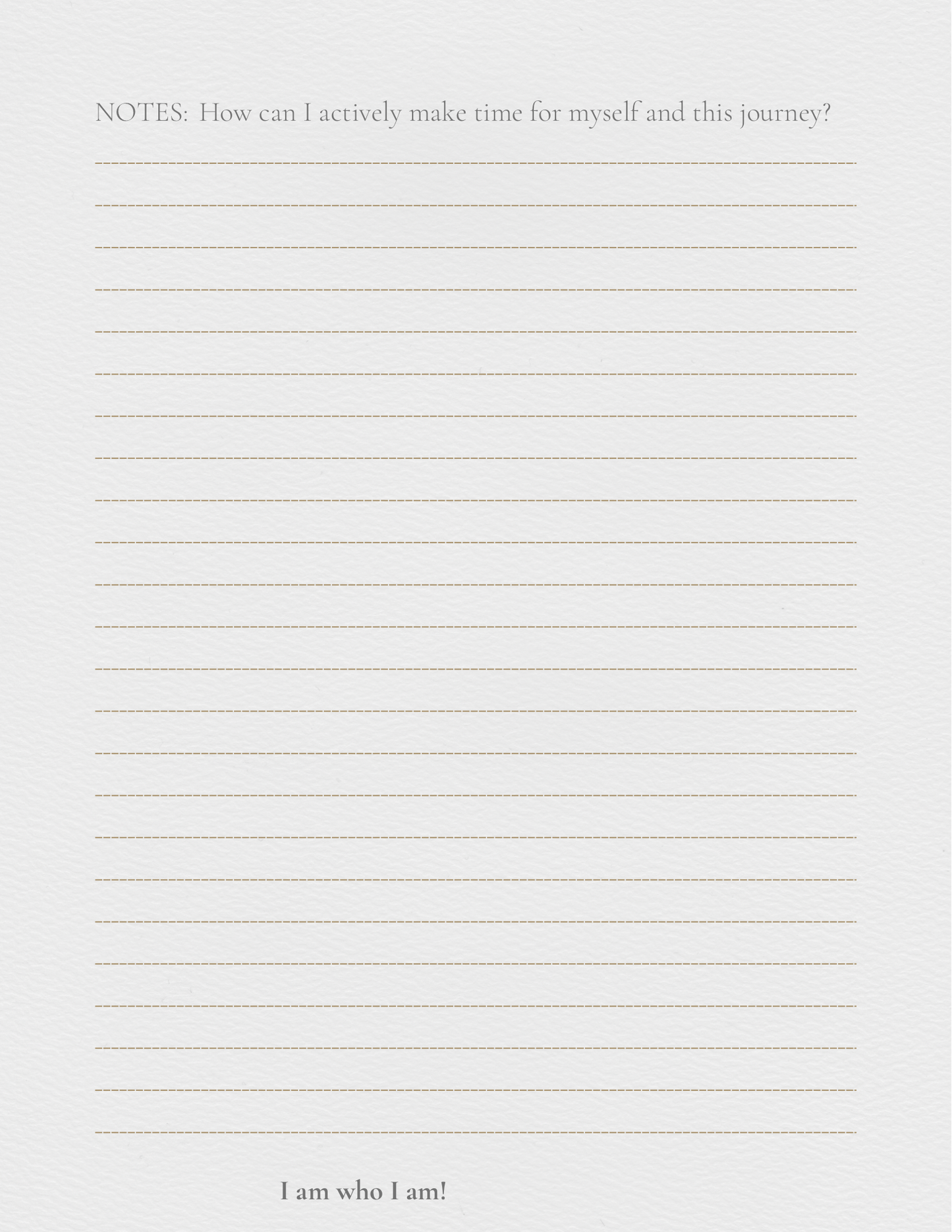 Self discovery journal